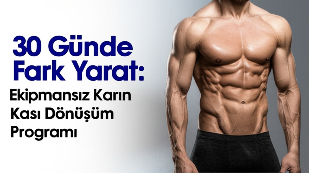 30 Günde Fark Yarat: Ekipmansız Karın Kası Dönüşüm Programı