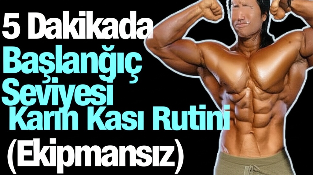 5 Dakikada Başlangıç Seviyesi Karın Kası Rutini (Ekipmansız)