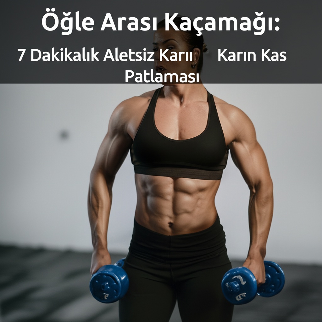 Öğle Arası Kaçamağı: 7 Dakikalık Aletsiz Karın Kası Patlaması