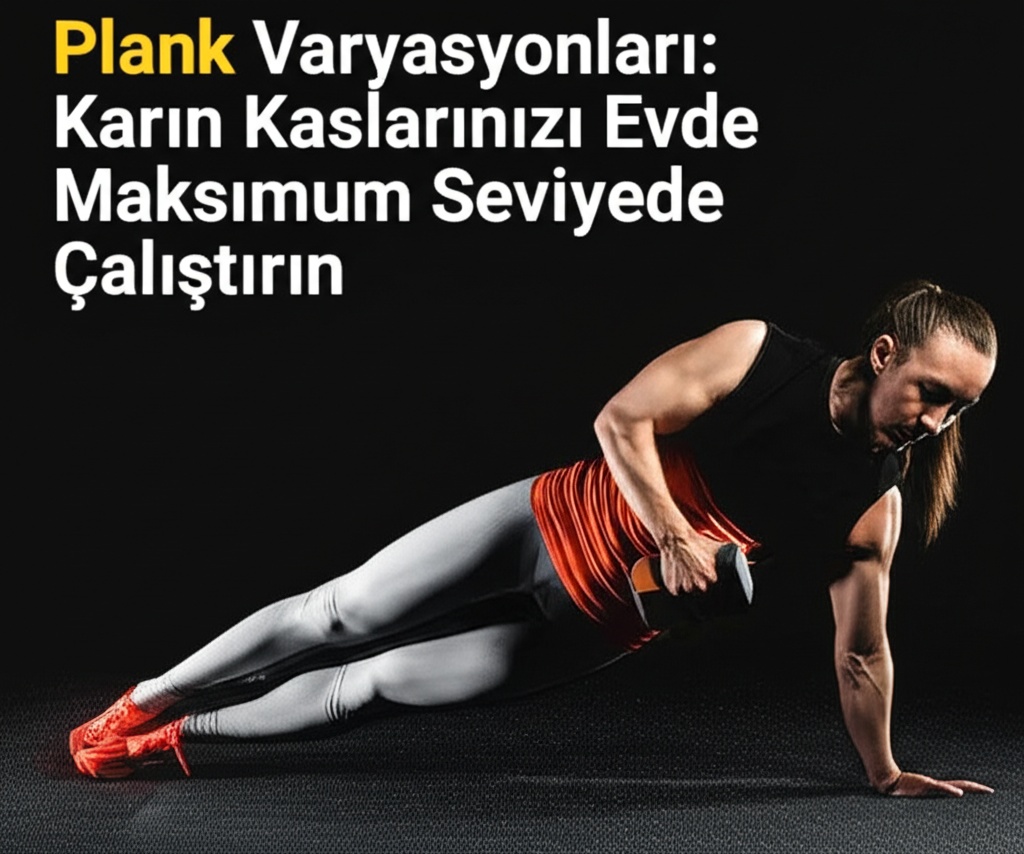 Plank Varyasyonları: Karın Kaslarınızı Evde Maksimum Seviyede Çalıştırın