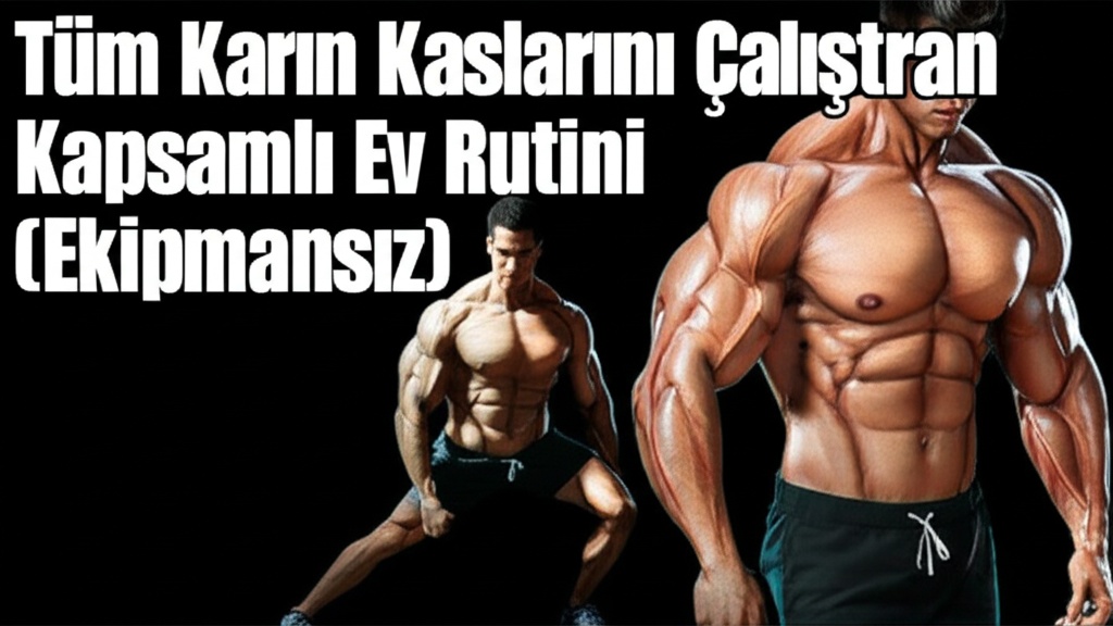 Tüm Karın Kaslarını Çalıştıran Kapsamlı Ev Rutini (Ekipmansız)